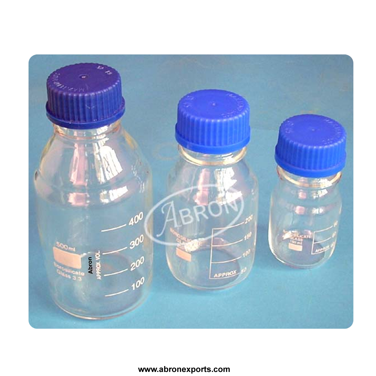 Bottles Glass Wide mouthed clear white glass 500ml abron AC-482A